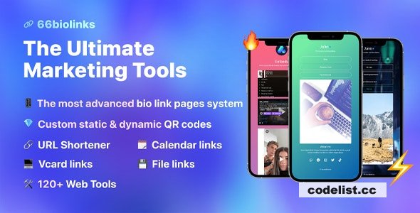 66biolinks v61.0.1 - Bio Links, URL Shortener, QR Codes &…