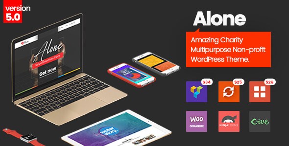 Alone v5.0.3 – Charity Multi-Purpose Non-profit WordPress Theme