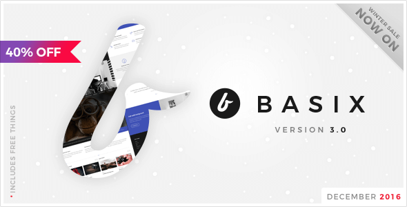 Basix v3.0.3 – Responsive WordPress Business Theme