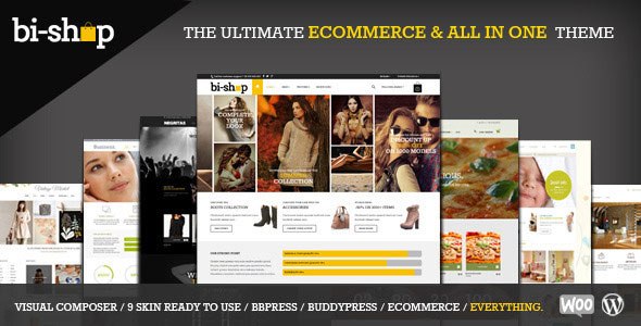 Bi-Shop All In One v1.6.2 – eCommerce & Corporate Theme