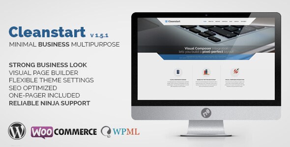 CLEANSTART v1.5.1 – Clean Multipurpose Business WP Theme