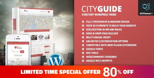 City Guide v2.92 – Directory Listing WordPress Theme