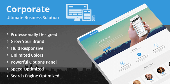 Corporate v1.2.5 – WordPress Responsive Ultimate Business Theme