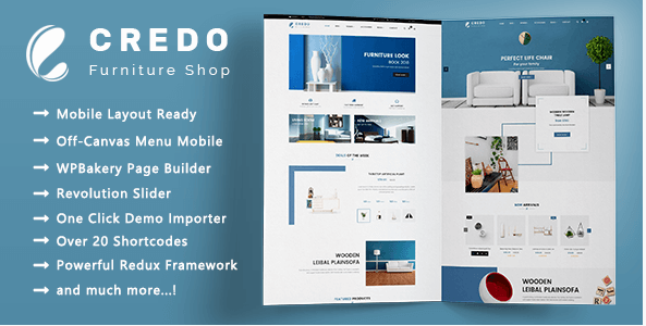 Credo v1.1.4 – Minimalist Furniture Responsive WordPress Theme