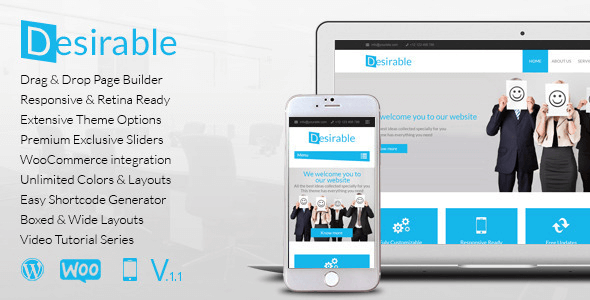 Desirable v1.1.4 – Multi-Purpose Business WordPress Theme