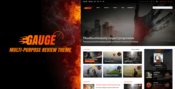 Download – Gauge v3.1 Multi-Purpose Review Theme