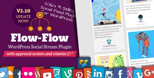 Flow-Flow v2.10.10 – Social Stream WordPress Plugin