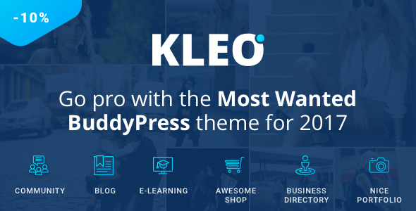 KLEO v4.2 – WP Pro Community, Multi-Purpose BuddyPress Theme