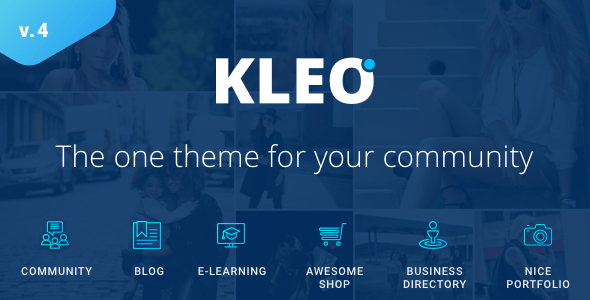 KLEO v4.3.3 – Pro Community Multi-Purpose BuddyPress WP Theme