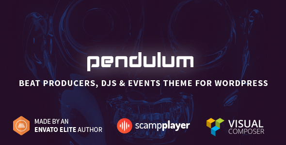 Pendulum v2.0.4 – Beat Producers, DJs & Events Theme for WordPress