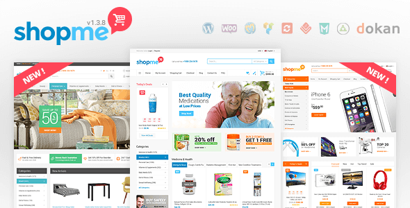 ShopMe v1.3.8 – WP Unique & Powerful WooCommerce Theme