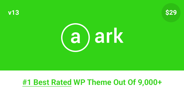 The Ark v1.13.0 – Responsive Next Generation WordPress Theme