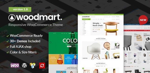 WoodMart v1.8 – Responsive WooCommerce WordPress Theme