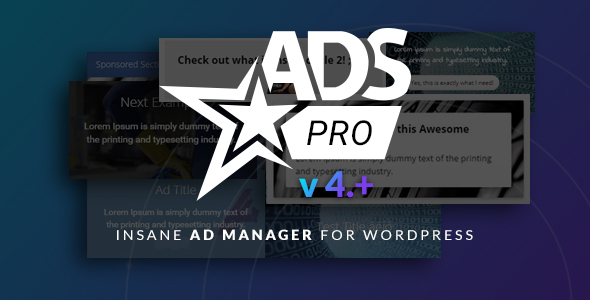 Ads Pro Plugin v5.0 - Multi-Purpose Advertising Manager