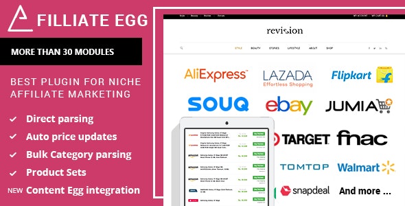 Affiliate Egg v10.11.0 - Niche Affiliate Marketing Wordpress Plugin