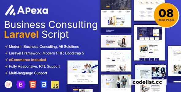 Apexa v1.4.1 - Multi-Purpose Business Consulting Laravel Script…