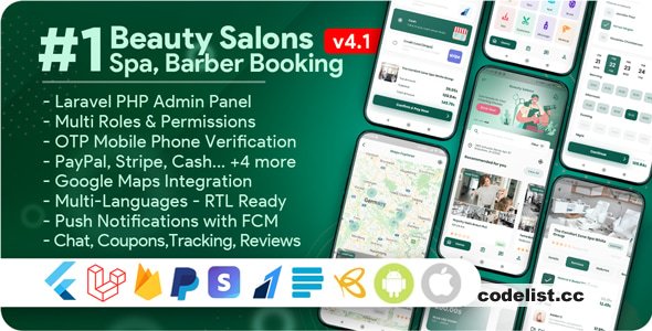 Beauty Salons, Spa, Massage, Barber Booking, Business Listing…