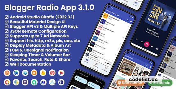 Blogger Radio App v4.0.0 - Blogger API