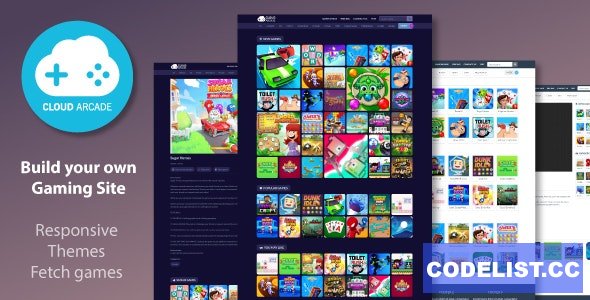 CloudArcade v2.1.3 - HTML5 / Web Game Portal CMS - nulled
