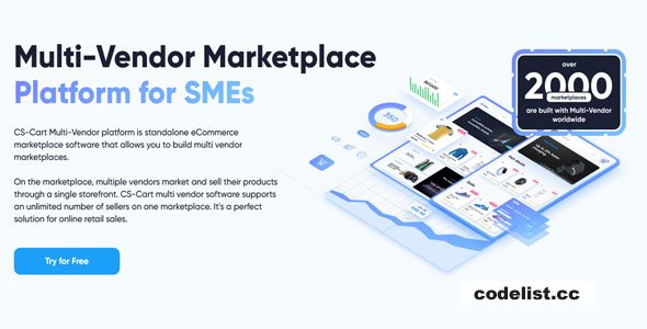 CS-Cart Multi-Vendor v4.19.1 - The Leading eCommerce Marketplace Platform - nulled