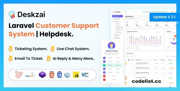 Deskzai v2.7 - Customer Support System - Helpdesk - Support…