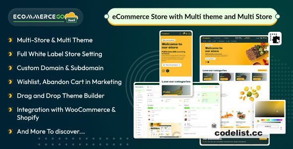 eCommerceGo SaaS v8.6 - eCommerce Store with Multi theme and Multi Store - nulled