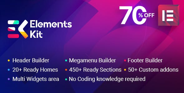 ElementsKit v4.1.2 - The Ultimate Addons for Elementor Page Builder