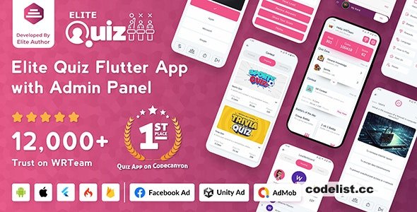 Elite Quiz v2.3.8 - Trivia Quiz - Quiz Game - Flutter Full App…