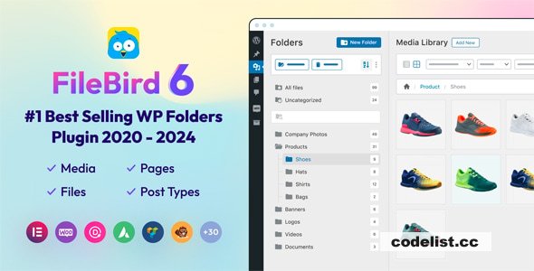 FileBird v6.5.1 - WordPress Media Library Folders