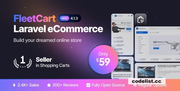 FleetCart v4.7.11 - Laravel Ecommerce CMS - nulled