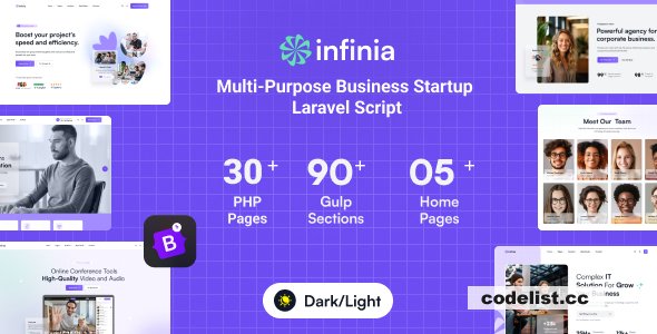 Infinia v1.1.3 - Multipurpose Business Consulting Startup Laravel…