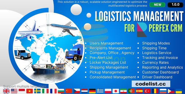 Logistics Management module for Perfex CRM v1.0.0