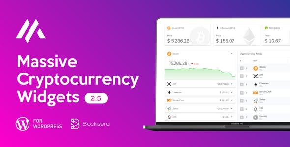 Massive Cryptocurrency Widgets v3.3.1