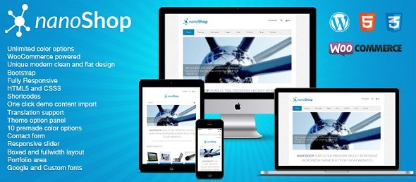 NanoShop v1.3.0 – Responsive WooCommerce WordPress Theme
