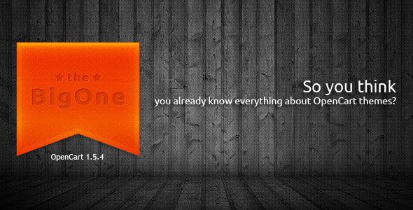 BIGONE - THEMEFOREST RESPONSIVE PREMIUM OPENCART THEME