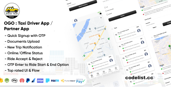 OGO - Taxi Driver App / Partner App