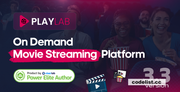 PlayLab v3.3 - On Demand Movie Streaming Platform