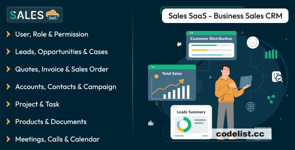 Sales SaaS v7.6 - Business Sales CRM - nulled