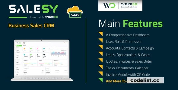 Salesy SaaS v7.4 - Business Sales CRM - nulled