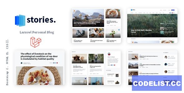 Stories v1.37.3 - Laravel Creative Multilingual Blog - nulled