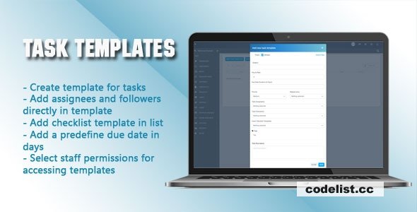 Task Templates for Perfex CRM v1.0.1