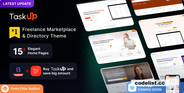 Taskup v2.7 - Laravel Freelance Marketplace & Service Finder