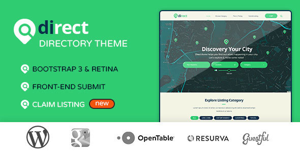 PRO DIRECT - DIRECTORY & LISTING WORDPRESS THEME