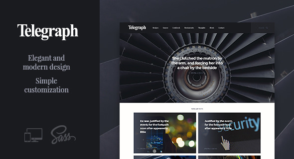 TELEGRAPH V1.0.1 - CREATIVE WORDPRESS BLOG THEME