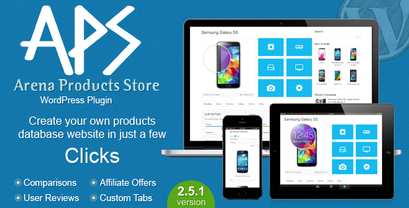 Arena Products Store v2.5.1 - WordPress Plugin
