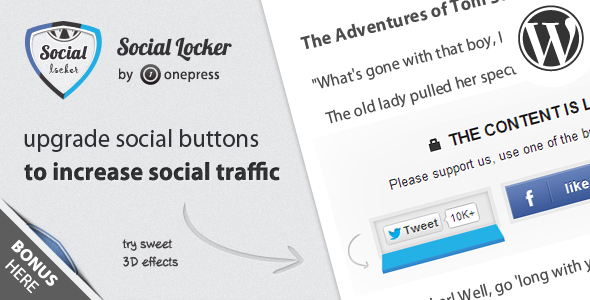 Social Locker for Wordpress v5.0.5