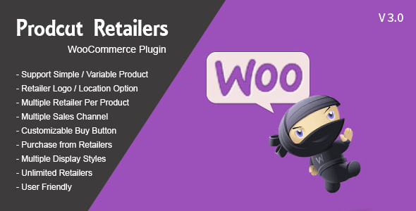 Product Retailers v2.9 - Woocommerce WordPress PluginProduct Retailers v2.9 - Woocommerce WordPress Plugin