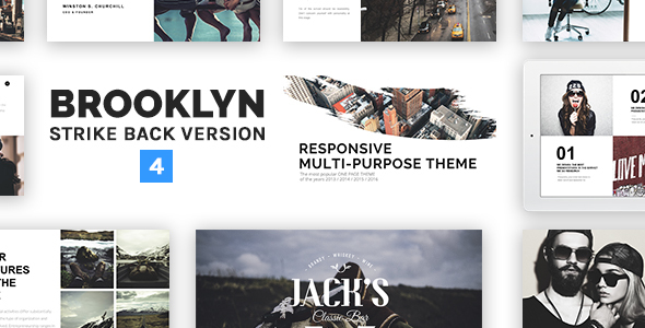 BROOKLYN V4.2 - RESPONSIVE MULTI-PURPOSE WORDPRESS THEME