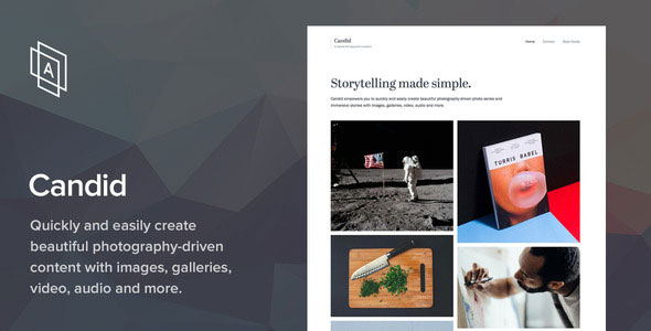 CANDID V1.2 - WORDPRESS PHOTOGRAPHY THEME