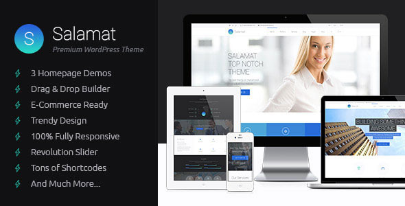 SALAMAT V2.0.1 - THEMEFOREST MULTIPURPOSE WORDPRESS THEME